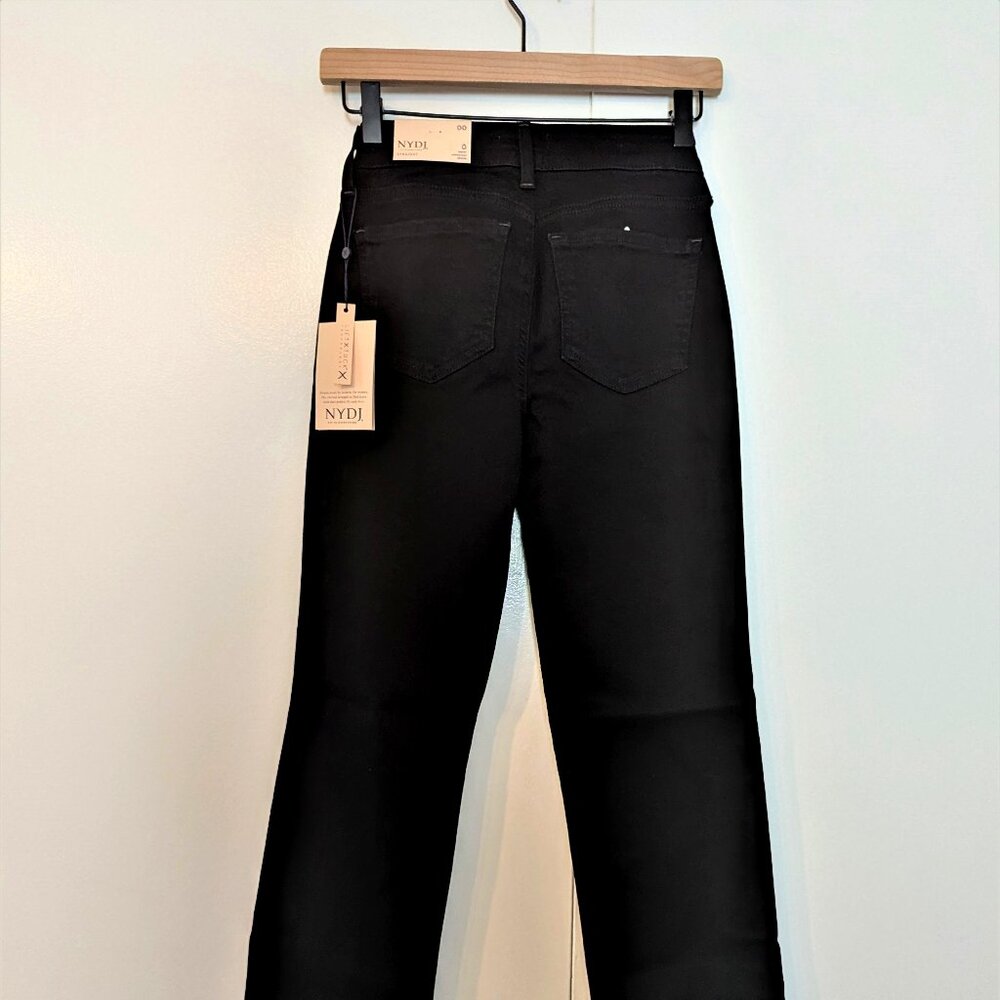 NYDJ Straight Leg Black Jeans